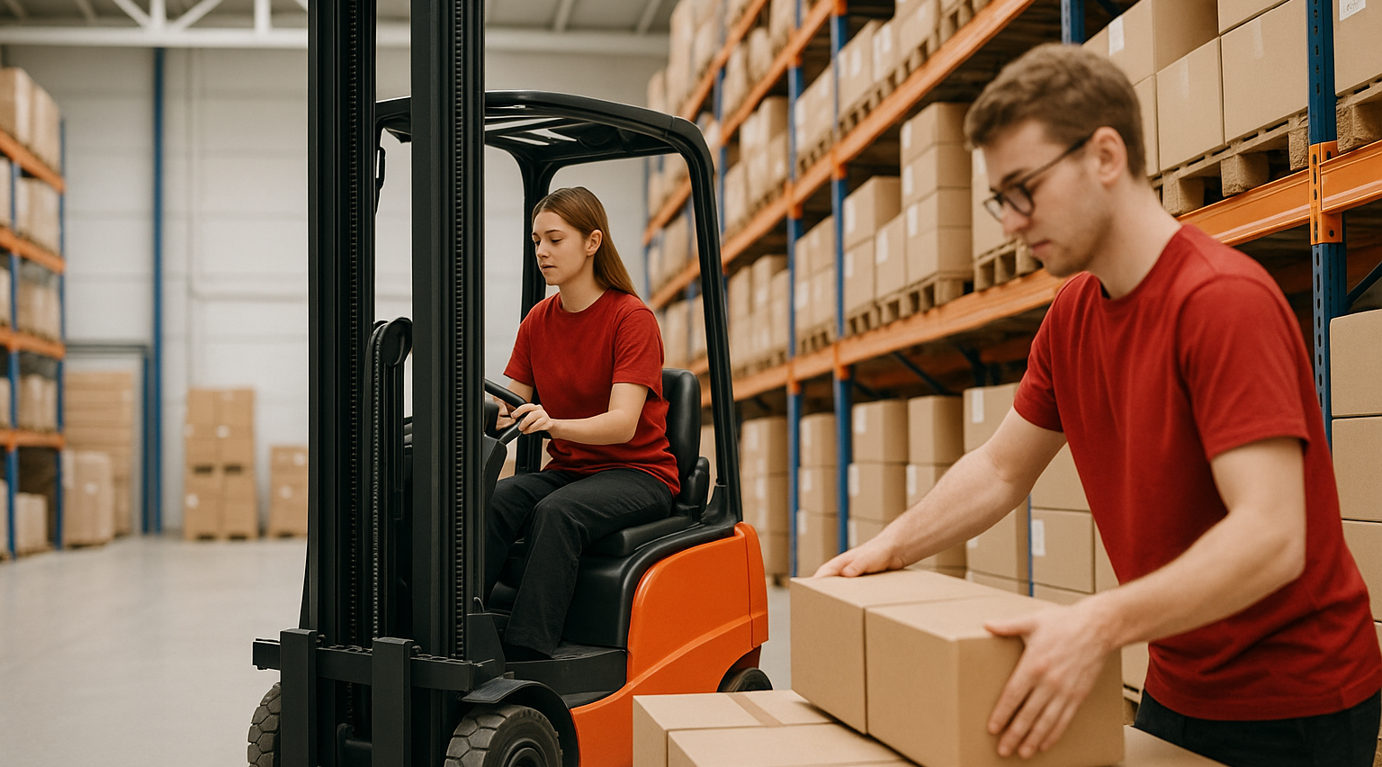 <p>Ausbildung in der Logistik</p>